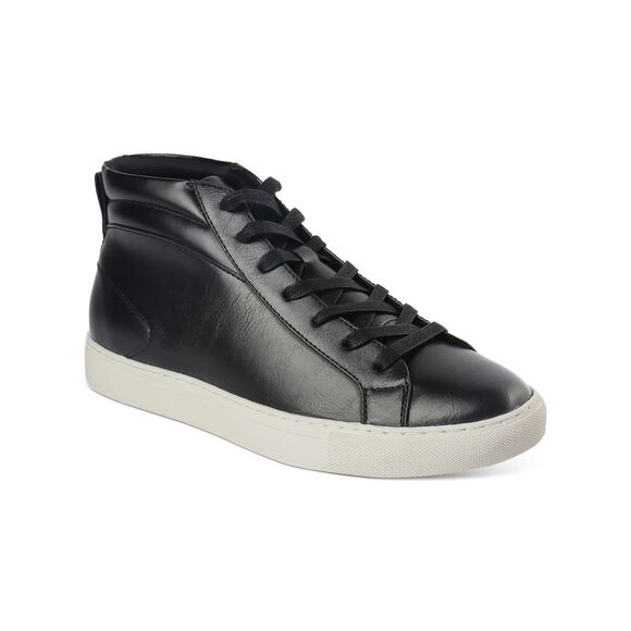 ALFANI Mens Black Pull Tab Jensen Round Toe Platform Lace-Up Sneakers 7 M